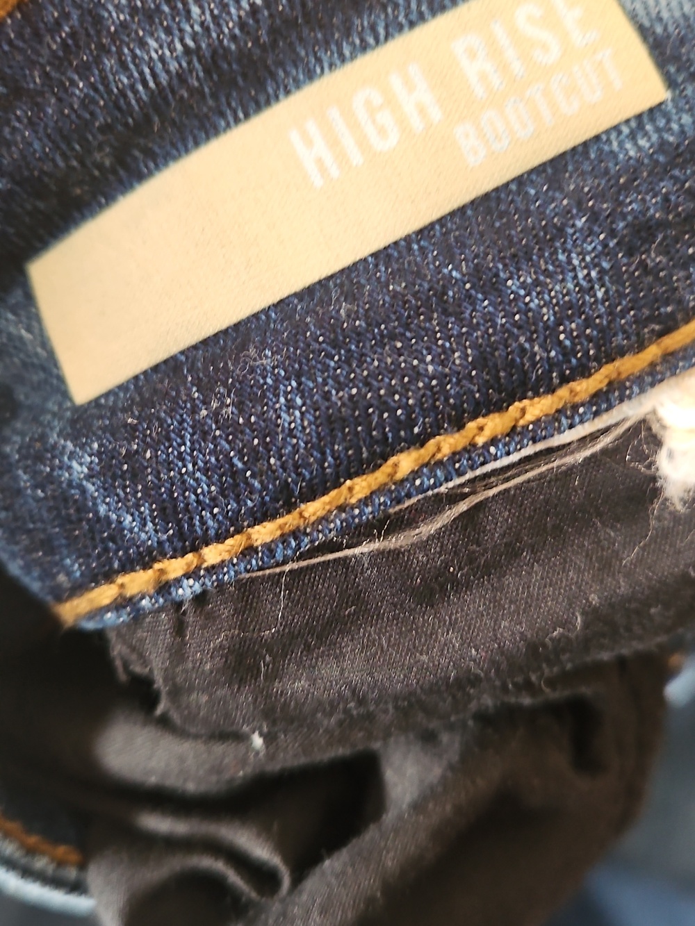 Size‎ 10 Kut from the Kloth Dark Blue Denim Jeans Highrise Bootcut - Picture 4 of 5